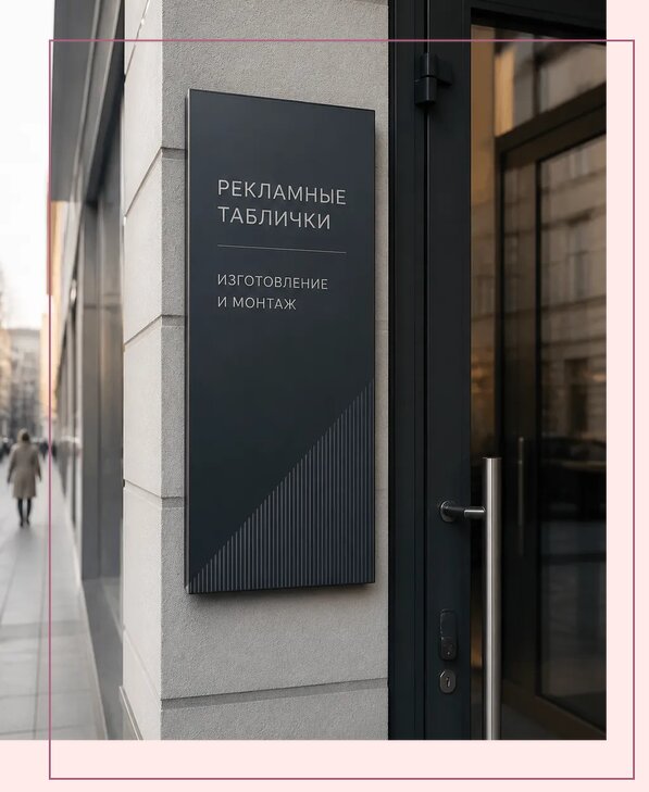 Рекламные таблички в Раменском по цене от 4563 р. | Аванза-Рмн