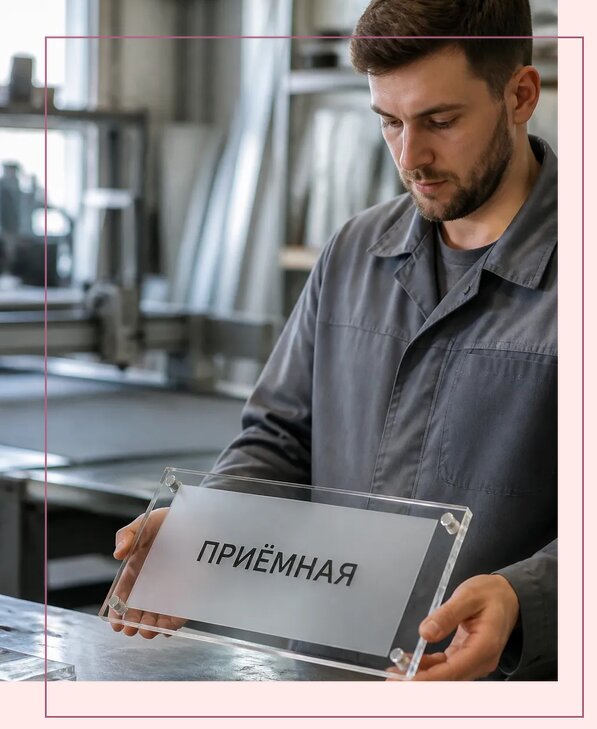 Таблички из оргстекла на заказ в Раменском от 3954 р. | Аванза-Рмн